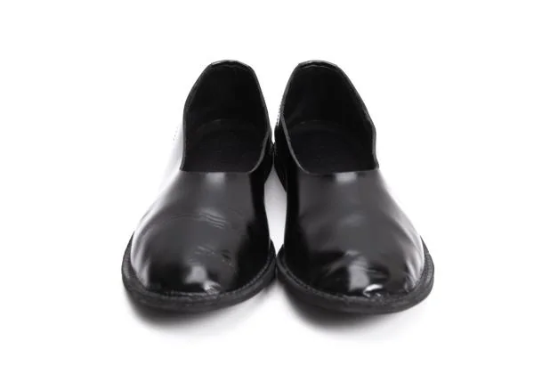 ヨウジヤマモト ファムYohji Yamamoto FEMME レザーフラットパンプス 黒M(23.5cm位) K-159090_002