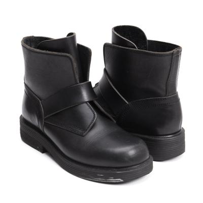 Yohji Yamamoto FEMME Strap Design Leather Boots