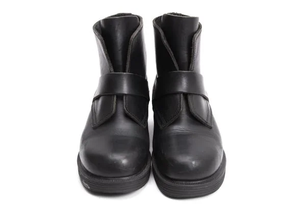 Yohji Yamamoto FEMME Strap Design Leather Boots K-159093_002