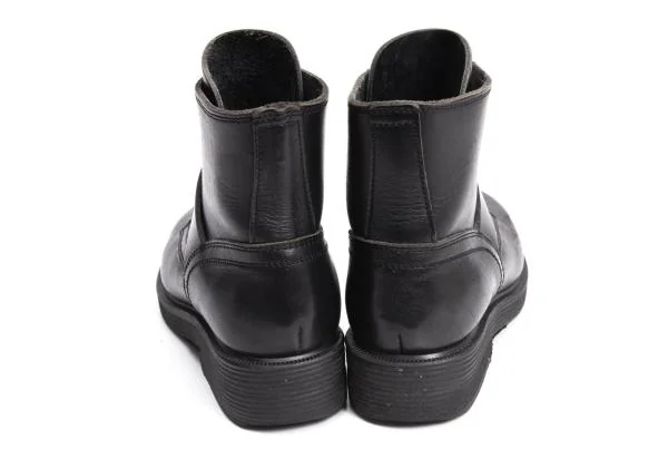 Yohji Yamamoto FEMME Strap Design Leather Boots K-159093_005