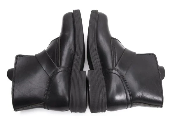 Yohji Yamamoto FEMME Strap Design Leather Boots K-159093_009