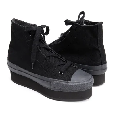 Yohji Yamamoto NOIR Platform High Cut Sneakers