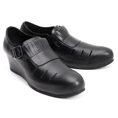 Yohji Yamamoto FEMME Cutting Leather Inheel Shoes
