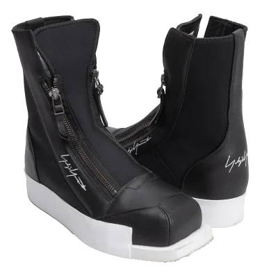 Yohji Yamamoto×adidas Neoprene Zip High Cut Sneakers