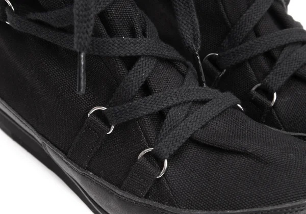 Yohji Yamamoto FEMME Strap Design Canvas High-top Sneaker K-159107_009