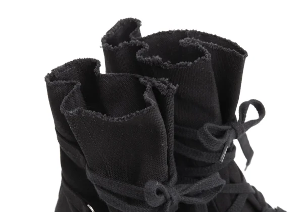 Yohji Yamamoto FEMME Strap Design Canvas High-top Sneaker K-159107_010