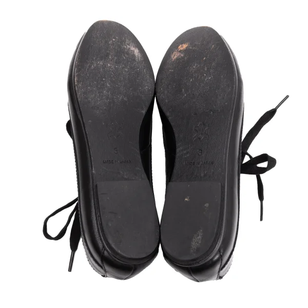 Yohji Yamamoto FEMME 8 Holes Leather Shoes K-159108_011