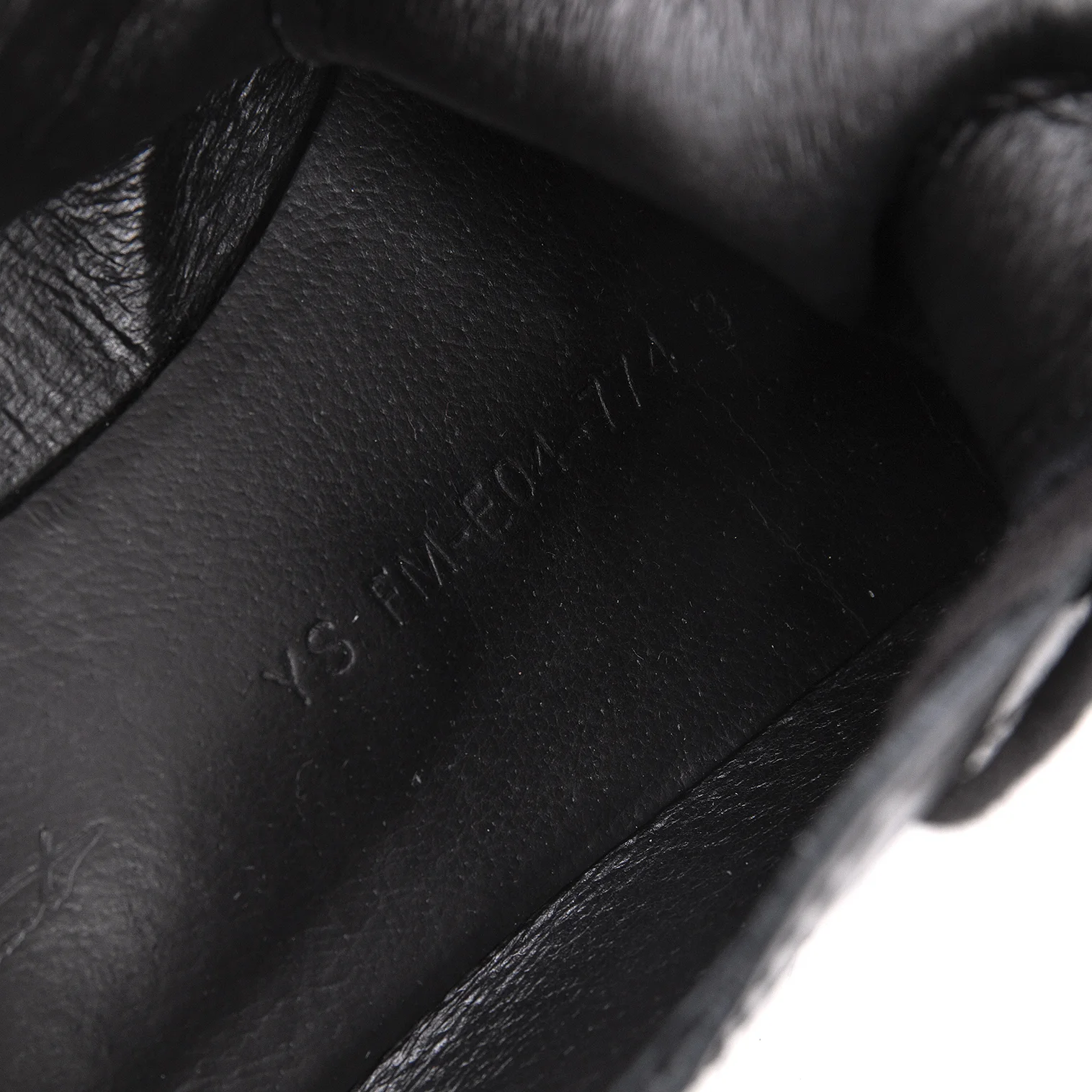 ヨウジヤマモト ファムYohji Yamamoto FEMME 8ホールレザー