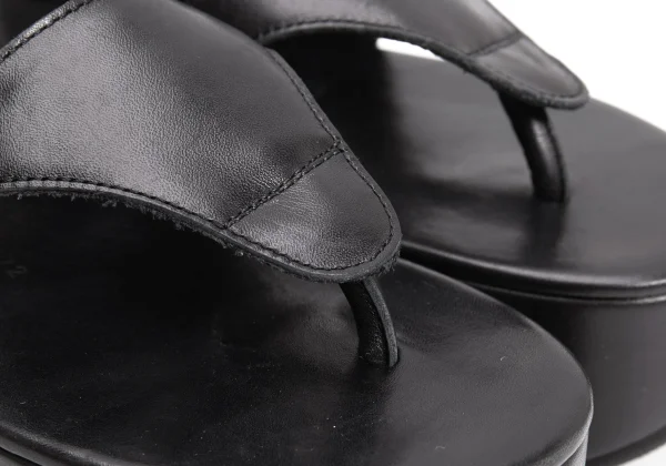 Yohji Yamamoto FEMME Leather Platform Sandal K-159110_009