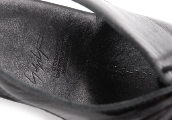 Yohji Yamamoto FEMME Leather Platform Sandal K-159110_013
