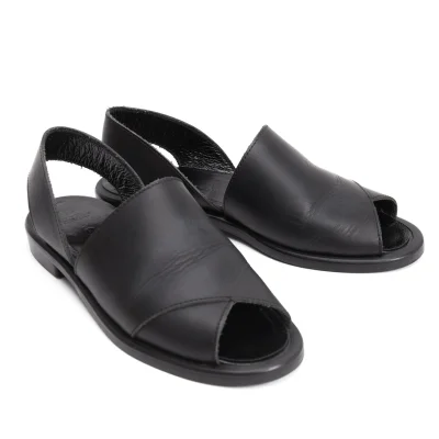 Yohji Yamamoto FEMME Open-toe Leather Sandal