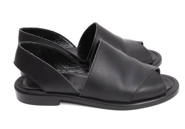 Yohji Yamamoto FEMME Open-toe Leather Sandal K-159112_006