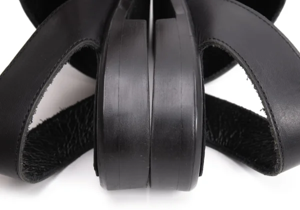 Yohji Yamamoto FEMME Open-toe Leather Sandal K-159112_011