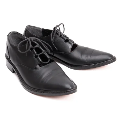 Yohji Yamamoto FEMME Open Tongue Leather Shoes