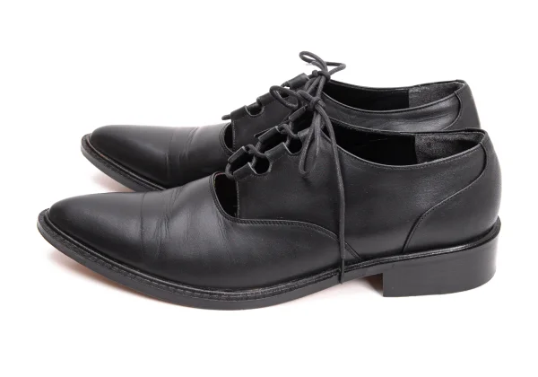 Yohji Yamamoto FEMME Open Tongue Leather Shoes K-159113_003