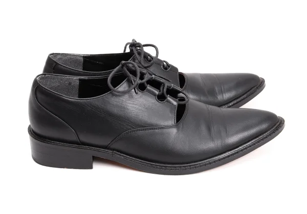 Yohji Yamamoto FEMME Open Tongue Leather Shoes K-159113_005
