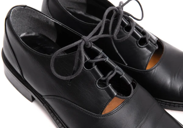 Yohji Yamamoto FEMME Open Tongue Leather Shoes K-159113_007