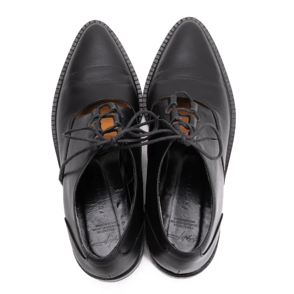 Yohji Yamamoto FEMME Open Tongue Leather Shoes K-159113_008