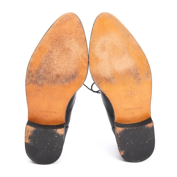 Yohji Yamamoto FEMME Open Tongue Leather Shoes K-159113_011