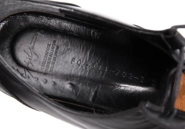 Yohji Yamamoto FEMME Open Tongue Leather Shoes K-159113_013