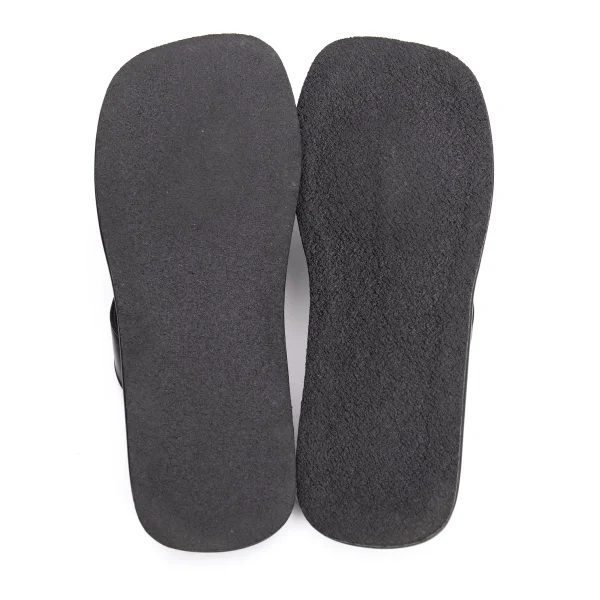 ヨウジヤマモト ファムYohji Yamamoto FEMME レザービーチサンダル 黒2（23位） K-159114_010