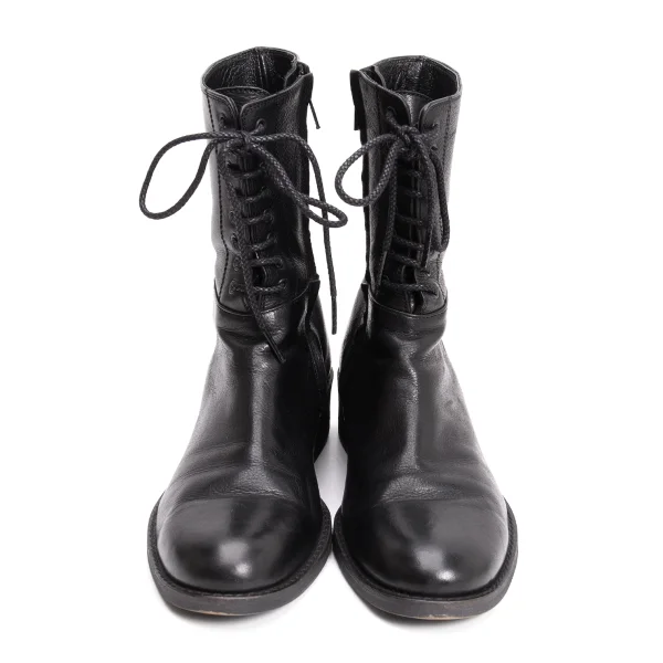 Yohji Yamamoto FEMME Switching Leather Boots K-159116_002