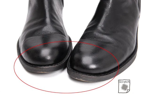 Yohji Yamamoto FEMME Switching Leather Boots K-159116_003