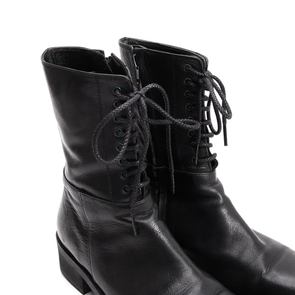 Yohji Yamamoto FEMME Switching Leather Boots K-159116_007