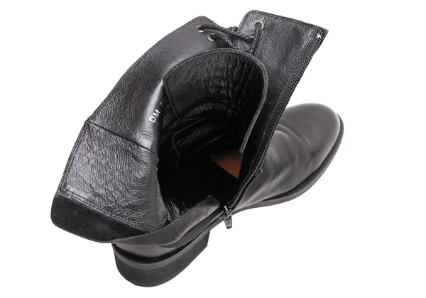 Yohji Yamamoto FEMME Switching Leather Boots K-159116_012