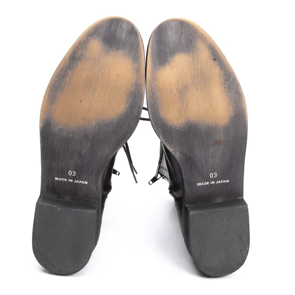 Yohji Yamamoto FEMME Switching Leather Boots K-159116_013