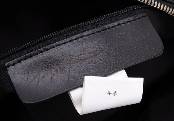 Yohji Yamamoto FEMME en cuir Leather Shoulder Bag K-159118_013