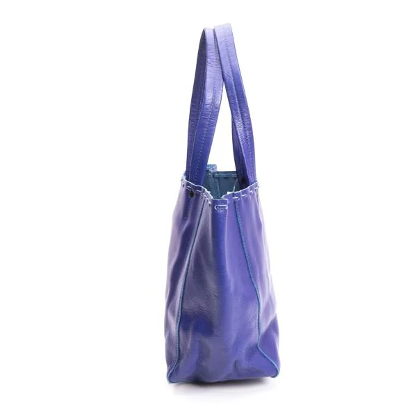 Yohji Yamamoto FEMME Stitched Leather Bag K-159119_003