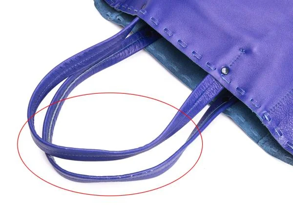 Yohji Yamamoto FEMME Stitched Leather Bag K-159119_007