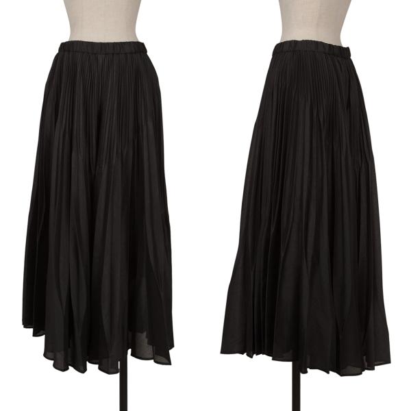 アンスリードUN3D. アコーディオンプリーツポリ袴パンツ 黒38