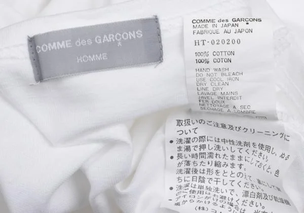 COMME des GARCONS HOMME Front Switching Design T-shirt K-159178_012
