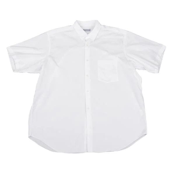 COMME des GARCONS HOMME Cotton Short Sleeve Shirt White S-M K-159180_001