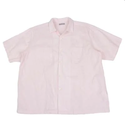 COMME des GARCONS HOMME Cotton Short Sleeve Open Collar Shirt