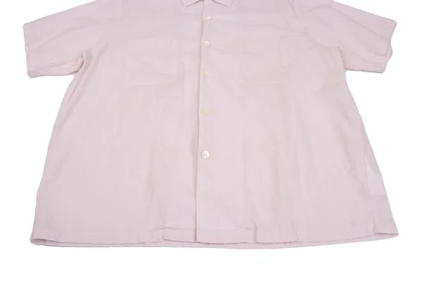 COMME des GARCONS HOMME Cotton Short Sleeve Open Collar Shirt K-159181_010