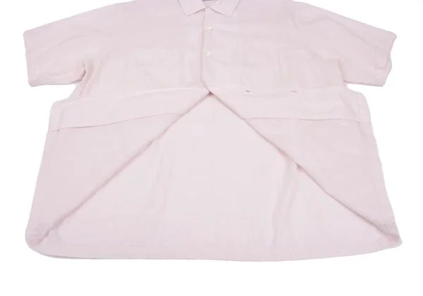 COMME des GARCONS HOMME Cotton Short Sleeve Open Collar Shirt K-159181_011