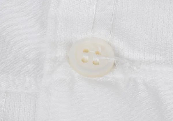 コムデギャルソン オムCOMME des GARCONS HOMME ドビー織り切替半袖シャツ 白M位 K-159185_006