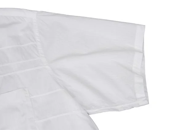 コムデギャルソン オムCOMME des GARCONS HOMME ドビー織り切替半袖シャツ 白M位 K-159185_008
