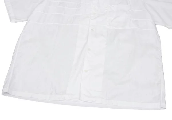 コムデギャルソン オムCOMME des GARCONS HOMME ドビー織り切替半袖シャツ 白M位 K-159185_009