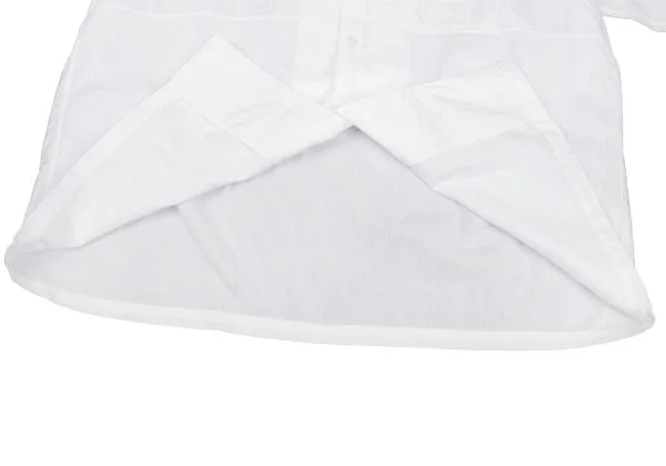コムデギャルソン オムCOMME des GARCONS HOMME ドビー織り切替半袖シャツ 白M位 K-159185_010