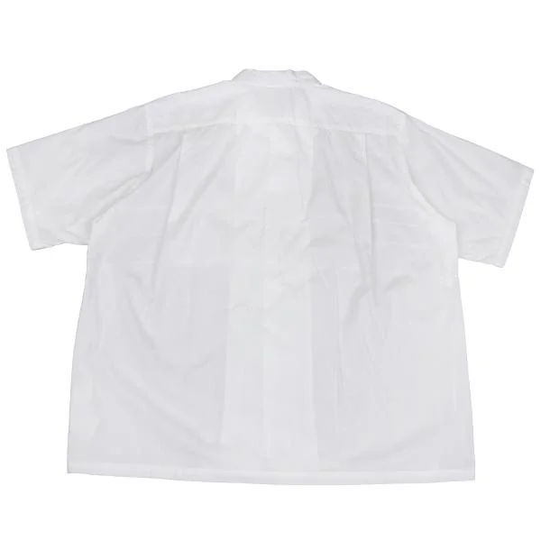 コムデギャルソン オムCOMME des GARCONS HOMME ドビー織り切替半袖シャツ 白M位 K-159185_011