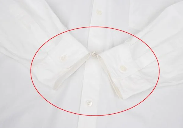 COMME des GARCONS HOMME Cotton Band Collar Shirt K-159187_008
