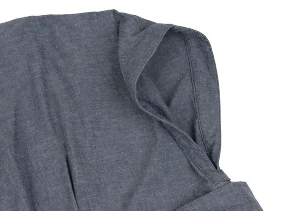 Pilgrim BEAMS V-neck Chambray Short Sleeve Dress K-159208_005