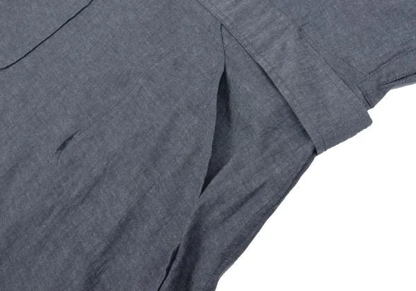 Pilgrim BEAMS V-neck Chambray Short Sleeve Dress K-159208_007