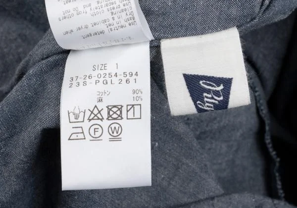 Pilgrim BEAMS V-neck Chambray Short Sleeve Dress K-159208_013