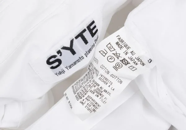 サイトS'YTE コットンロング長袖シャツ 白3 K-159210_018