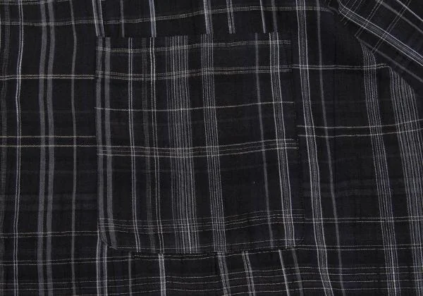 COMME des GARCONS HOMME Cotton Linen Check Shirt K-159220_007